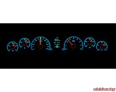 Dakota Digital HDX System Black Face for 1964-1966 Chevrolet Pickup Trucks - HDX-64C-PU-K