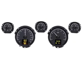 Dakota Digital HDX System Black Face for 1967-1968 Ford Mustang, 5-inch Size
