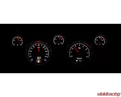 Dakota Digital HDX System Black Face for 1967-1968 Ford Mustang, 5-inch Size - HDX-67F-MUS-K