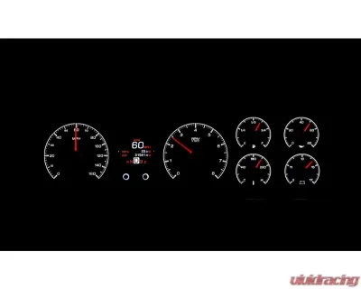 Dakota Digital HDX-70C-MAL-K Black Face System for 1970-1972