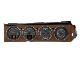 Dakota Digital HDX System Black Face for 1970-1974 Dodge Challenger Rallye
