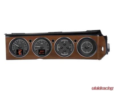 Dakota Digital HDX System Black Face for 1970-1974 Dodge Challenger Rallye - HDX-70D-CLG-K