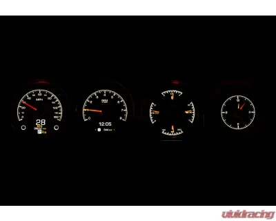 Dakota Digital HDX System Black Face for 1970-1974 Dodge Challenger Rallye - HDX-70D-CLG-K