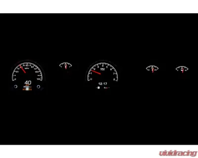 Dakota Digital HDX System Silver Face for 1970-1981 Pontiac Firebird, 5-Inch Display - HDX-70P-FIR-S