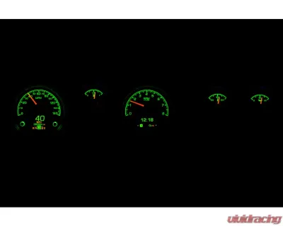 Dakota Digital HDX System Silver Face for 1970-1981 Pontiac Firebird, 5-Inch Display - HDX-70P-FIR-S