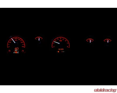 Dakota Digital HDX System Silver Face for 1970-1981 Pontiac Firebird, 5-Inch Display - HDX-70P-FIR-S
