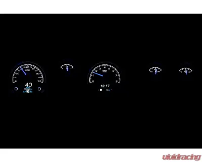 Dakota Digital HDX System Silver Face for 1970-1981 Pontiac Firebird, 5-Inch Display - HDX-70P-FIR-S