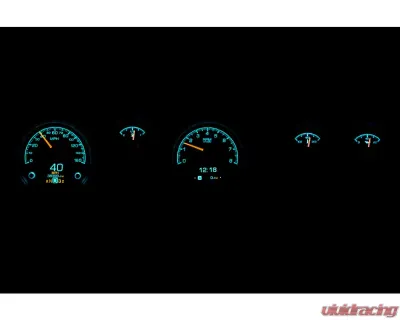 Dakota Digital HDX System Silver Face for 1970-1981 Pontiac Firebird, 5-Inch Display - HDX-70P-FIR-S