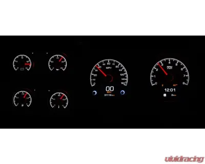 Dakota Digital HDX System Black Face for Chevrolet GMC Pickup 1973-1987 - HDX-73C-PU-K