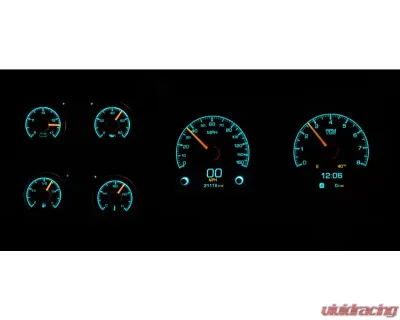 Dakota Digital HDX System Black Face for Chevrolet GMC Pickup 1973-1987 - HDX-73C-PU-K