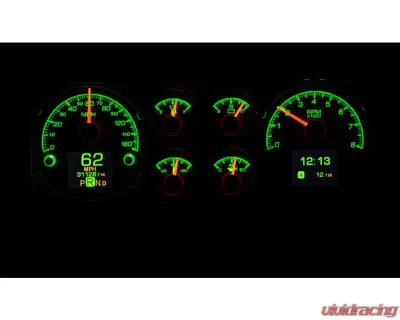 Dakota Digital HDX System Silver Face for Chevrolet Monte Carlo, Malibu, El Camino 1978-87 - HDX-78C-MC-S