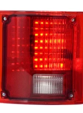 Dakota Digital LED Tail Lights for Chevrolet Suburban Blazer 1987-1991, Red Lens                                     - LAT-NR340 - Image 2