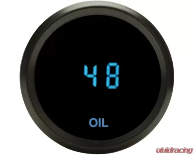 Dakota Digital Odyssey Series II 2-1/16" Black Teal Oil Pressure Gauge ODYR-03-1 - ODYR-03-1