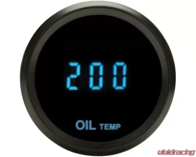 Dakota Digital Odyssey Series II 2-1/16" Black Teal Oil Temperature Gauge ODYR-07-3 - ODYR-07-3