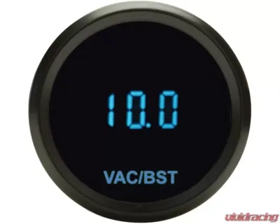 Dakota Digital Odyssey Series II 2-1/16" Vacuum/Boost Gauge Black Teal 30Hg/80 PSI - ODYR-09-5