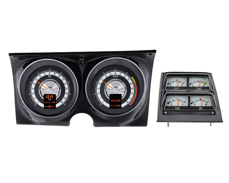 Dakota Digital RTX Instrument System Chevrolet Camaro w/ Center Console Gauges 1968 - RTX-68C-CAC-X