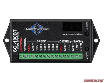 Dakota Digital SGI-100BT Universal Speedometer and Tachometer Interface for Custom Applications - SGI-100BT