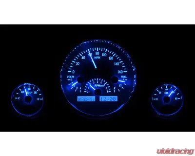 ydm　3点 Dakota Digital Triple Round Universal VHX System Carbon