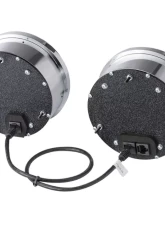 Dakota Digital VHX-1014-K-R Dual Round Universal VHX System Black Alloy Red Display                                     - VHX-1014-K-R - Image 3