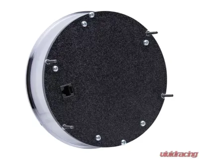 Dakota Digital VHX-1019-S-R Single Round VHX System Silver Alloy Face Red Display - VHX-1019-S-R