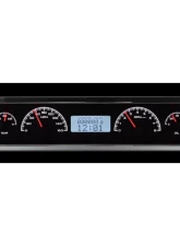 Dakota Digital VHX-1023-K-W Rectangle Universal VHX System Black Alloy Face White Display                                     - VHX-1023-K-W - Image 2