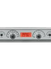 Dakota Digital VHX-1023-S-R Rectangle Universal VHX System Silver Alloy Red Display                                     - VHX-1023-S-R - Image 3