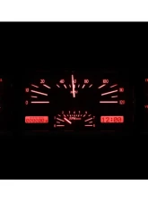 Dakota Digital VHX-39C-K-R VHX System Black Alloy Face Red Display for 1939 Chevrolet                                     - VHX-39C-K-R - Image 2