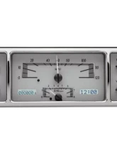 Dakota Digital VHX-39C-S-W VHX System Silver Alloy Face White Display for 1939 Chevrolet                                     - VHX-39C-S-W - Image 3