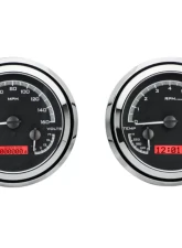 Dakota Digital VHX-47C-PU-K-R Gauge System Black Alloy Red Display 1947-1953 Chevrolet Truck                                     - VHX-47C-PU-K-R - Image 3