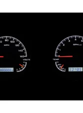 Dakota Digital VHX System Silver Alloy Face White Display for 1947-1953 Chevrolet Truck                                     - VHX-47C-PU-S-W - Image 2