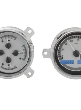 Dakota Digital VHX-51C-S-B VHX System Silver Alloy Face Blue Display for 1951-1952 Chevrolet                                     - VHX-51C-S-B - Image 4