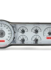 Dakota Digital VHX System Silver Alloy Face Red Display for 1953-1954 Chevrolet Cars                                     - VHX-53C-S-R - Image 2