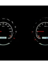 Dakota Digital VHX-54C-PU-S-W Instrument System for 1954 Chevrolet Truck, Silver Alloy Face, White Display                                     - VHX-54C-PU-S-W - Image 2