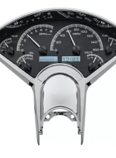 Dakota Digital VHX-55C-K-W VHX System Black Alloy Face White Display for 1955-1956 Chevrolet                                     - VHX-55C-K-W - Image 3