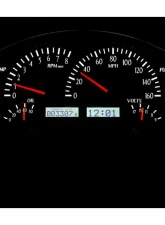 Dakota Digital VHX-55C-K-W VHX System Black Alloy Face White Display for 1955-1956 Chevrolet                                     - VHX-55C-K-W - Image 2