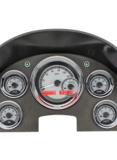 Dakota Digital VHX-56F-S-R VHX System Silver Alloy Face Red Display for 1955-1957 Chevrolet                                     - VHX-56F-S-R - Image 3