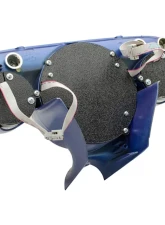 Dakota Digital VHX System Black Alloy Face Blue Display for 1957 Chevrolet Car                                     - VHX-57C-K-B - Image 3