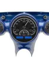 Dakota Digital VHX System Black Alloy Face Blue Display for 1957 Chevrolet Car                                     - VHX-57C-K-B - Image 3