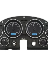 Dakota Digital VHX-63C-VET-K-R Black Alloy Gauge System Red Display for 1963-1967 Chevrolet Corvette                                     - VHX-63C-VET-K-R - Image 5