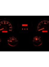 Dakota Digital VHX-67C-PU-K-R VHX System Black Alloy Face Red Display for 1967-1972 Chevrolet Truck                                     - VHX-67C-PU-K-R - Image 2