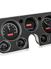 Dakota Digital VHX-67C-PU-K-R VHX System Black Alloy Face Red Display for 1967-1972 Chevrolet Truck                                     - VHX-67C-PU-K-R - Image 3