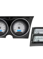 Dakota Digital VHX-68C-CAC-S-B VHX System Silver Alloy Face Blue Display for 1968 Chevrolet Camaro                                     - VHX-68C-CAC-S-B - Image 2