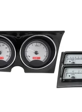 Dakota Digital VHX-68C-CAC-S-R VHX System Silver Alloy Face Red Display for 1968 Chevrolet Camaro                                     - VHX-68C-CAC-S-R - Image 2