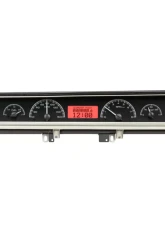 Dakota Digital VHX-68D-STD-K-R System Black Alloy Face Red Display for 1968-1970 Dodge B-Body                                     - VHX-68D-STD-K-R - Image 3