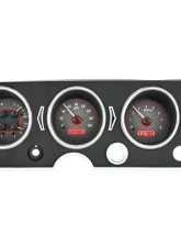 Dakota Digital VHX System Carbon Fiber Face Red Display for 1968 Pontiac GTO                                     - VHX-68P-GTO-C-R - Image 3