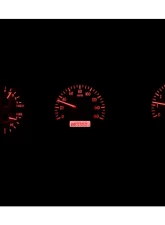 Dakota Digital VHX System Carbon Fiber Face Red Display for 1968 Pontiac GTO                                     - VHX-68P-GTO-C-R - Image 2