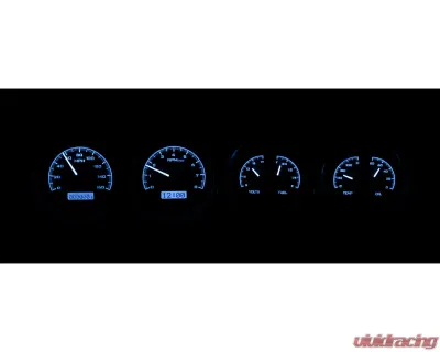 Dakota Digital VHX-70D-CLG-K-B VHX System Black Alloy Face Blue Display Dodge Challenger 1970-1974 - VHX-70D-CLG-K-B