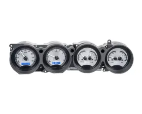 Dakota Digital VHX System Silver Alloy Face Blue Display for 1970-1974 Dodge Challenger E-Body
