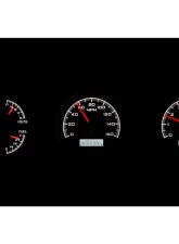 Dakota Digital VHX System Silver Alloy Face White Display for 1970-1972 Pontiac GTO                                     - VHX-70P-GTO-S-W - Image 2