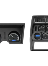 Dakota Digital VHX System Digital Clock Black Alloy Face Blue Display for Chevrolet Corvette 1978-1982                                     - VHX-78C-VET-K-B - Image 4